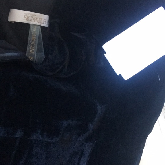 New Signature & Caroline Issa Velvet Cocktail Dres - Picture 5 of 6